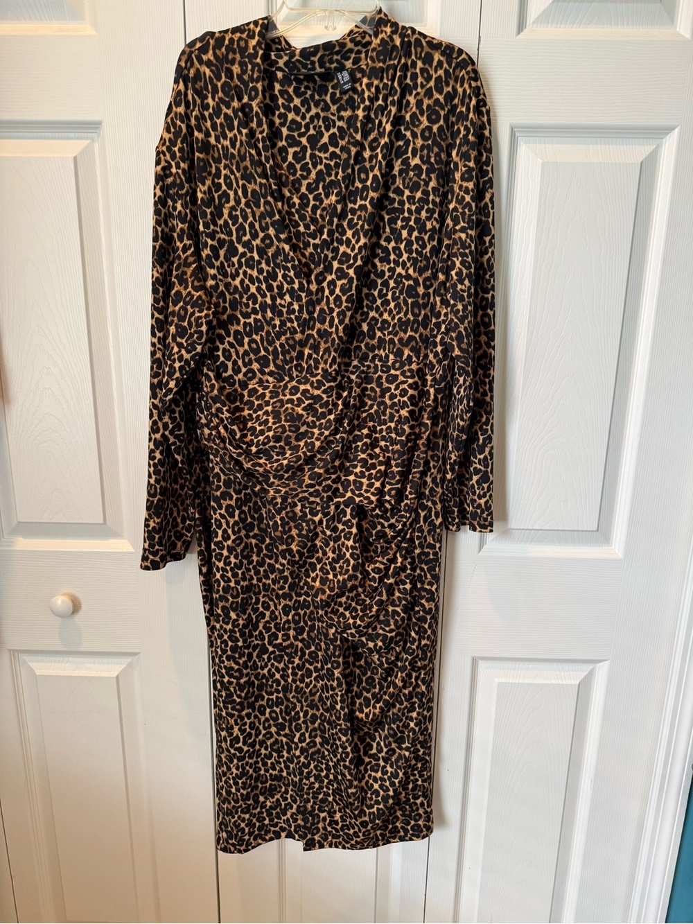 # Attitudes by Renee 2XP Leopard Print Bodycon Midi Dress